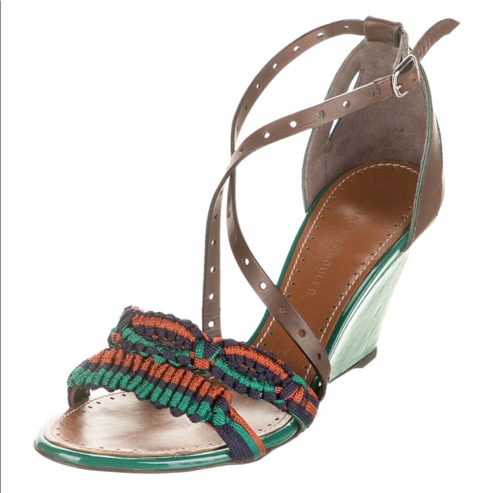 Like New 🔥 Proenza Schouler Braided Accent Leather Sandals